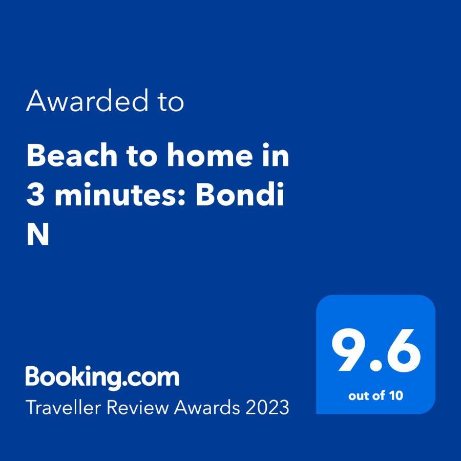 Beach To Home In 3 Minutes: Bondi N Sidney Exterior foto